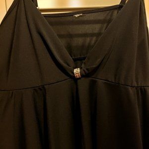 Black Flowy Tanktop